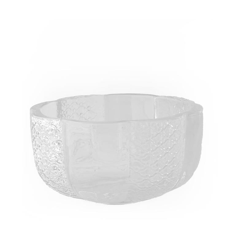  Heirloom Glass Pumpkin Jar without a lid on a white background