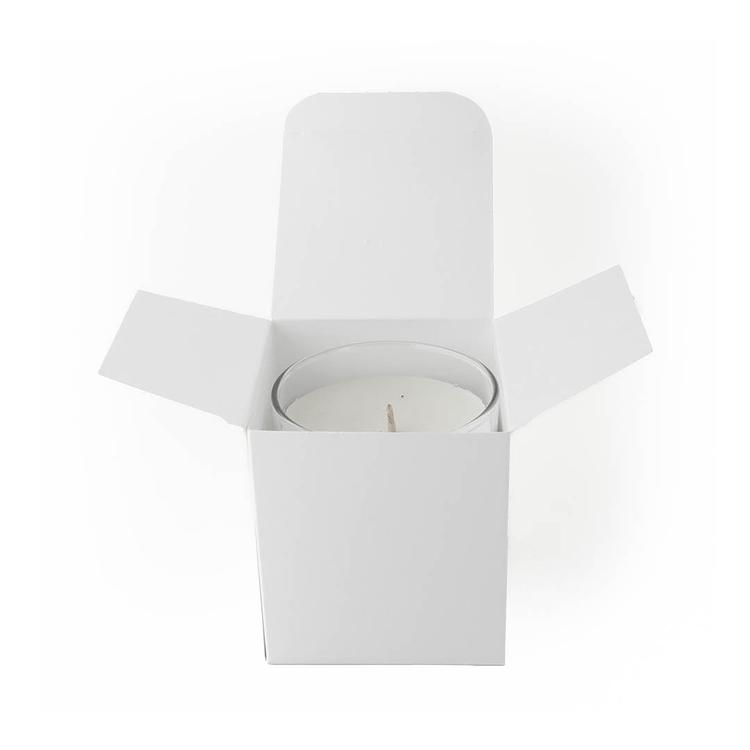 White Retail Candle Tumbler Box with a Tumbler in the box