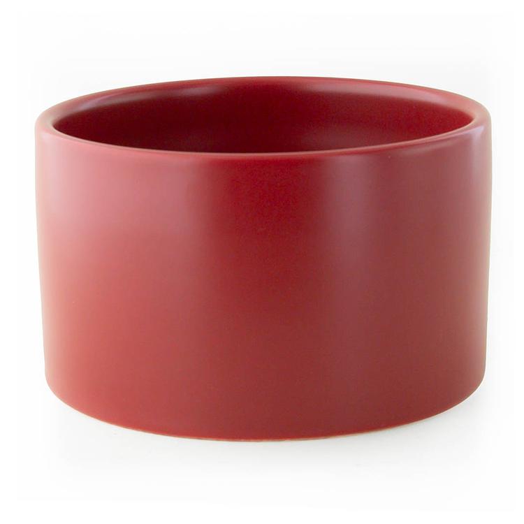Ruby 3-Wick Modern Ceramic on a white background