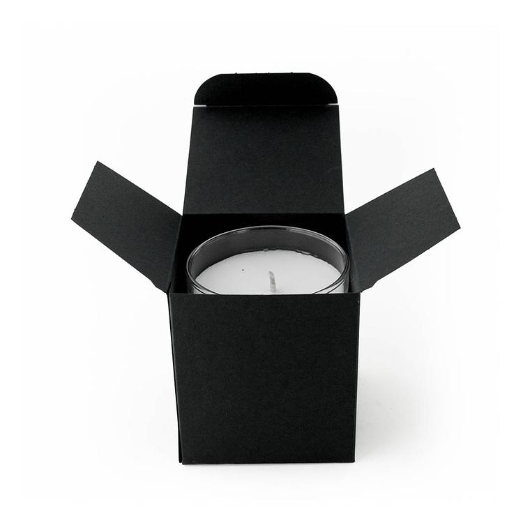 Black Retail Candle Tumbler Box with a Tumbler in the box