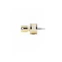 A close up of the Soft Gold Pump (24mm-410) on a white background