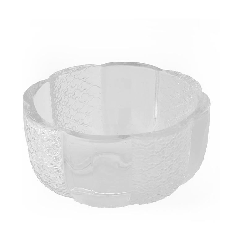  Heirloom Glass Pumpkin Jar without a lid on a white background