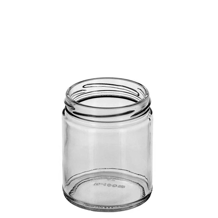 Small Straight Sided Jar view of the neck