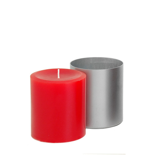 3 x 3.5 Round Pillar Candle Mold Product Photo