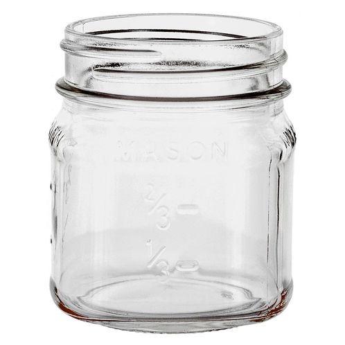 8 oz. Smooth Mason Jars with Pewter Lids - Nature's Garden Candles