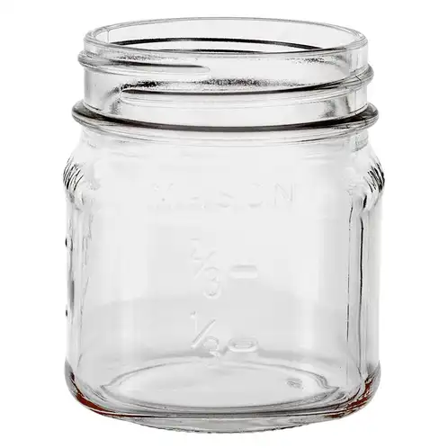 Best-selling candle container 8 oz. Mason Jar