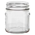 Label ready 8 oz. glass mason jar