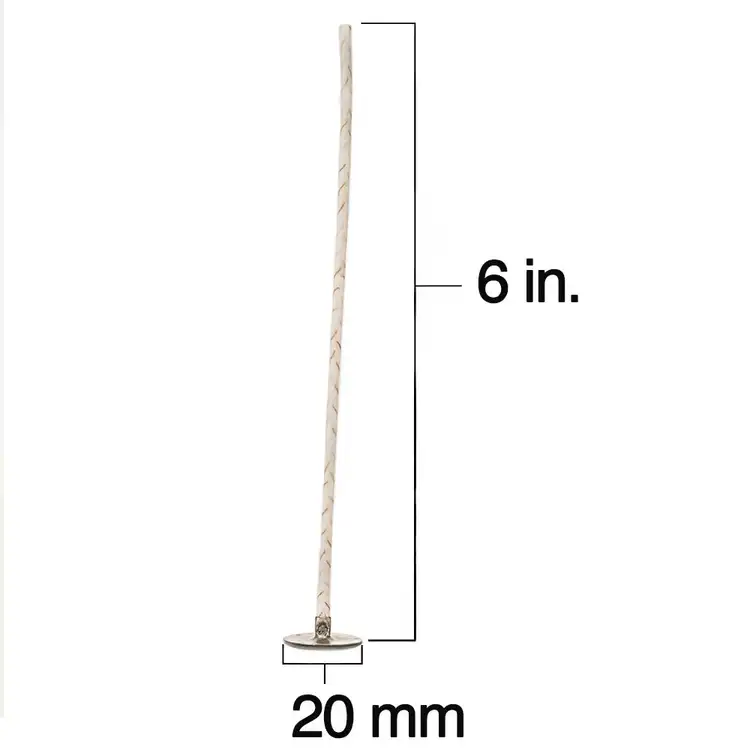  Candle Wicks for Candle Making, ECO-Friendly 6 inch