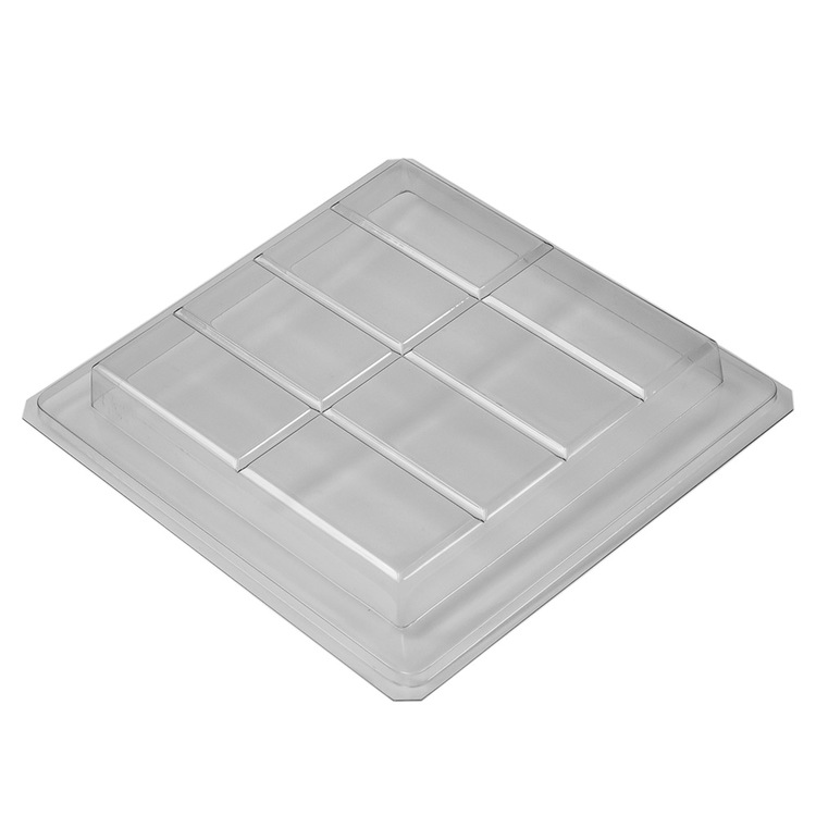 6 Bar Large Rectangle Silicone Soap Mold - CandleScience