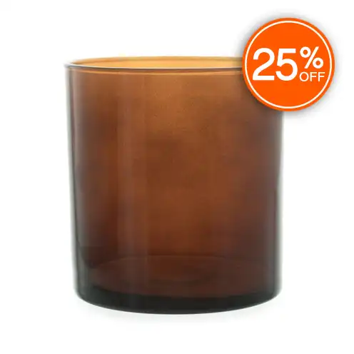 Straight Sided Tumbler (Amber - Discontinued Version)