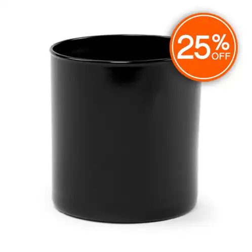 Straight Sided Tumbler (Black - Discontinued Version)