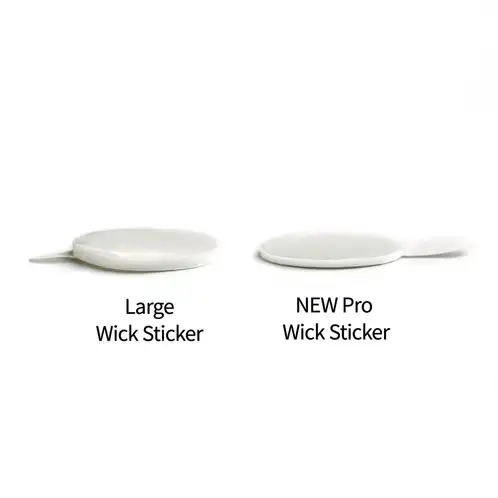 Pro Wick Sticker Side View Comparison
