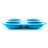 6 Bar Contoured Oval Silicone Soap Mold Side profile