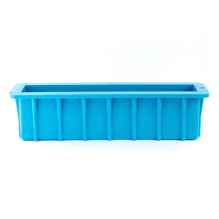 Tall Silicone Loaf Mold (12 inch) Side View