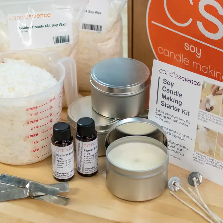 Soot-free Candle Wax Kit - Great for The Holidays Gifts!