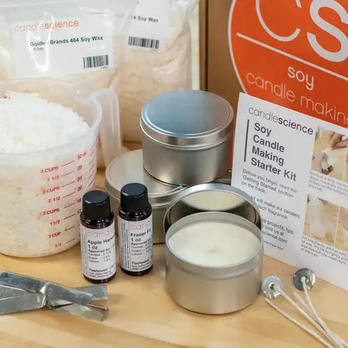 Soy Candle Making Starter Kit Closeup