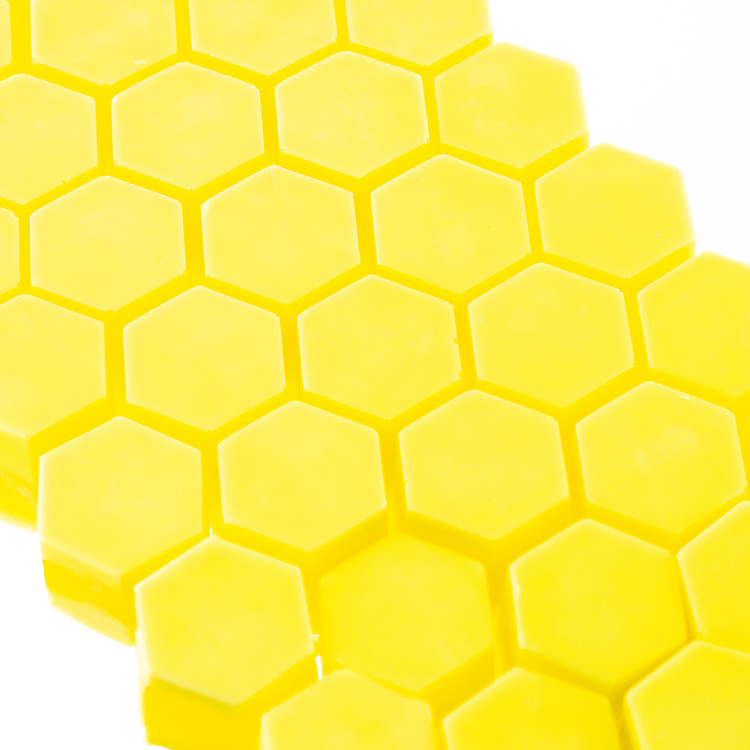 Hexagon silicone finished wax melts