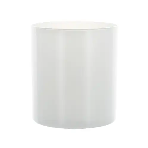 White candle tumbler jar