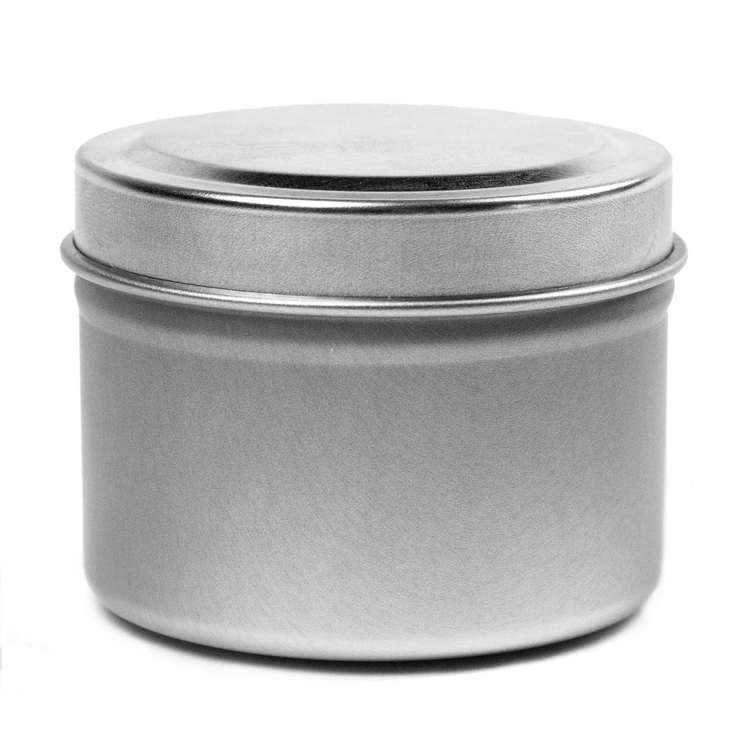 2 oz Candle Tin With Lid on Top