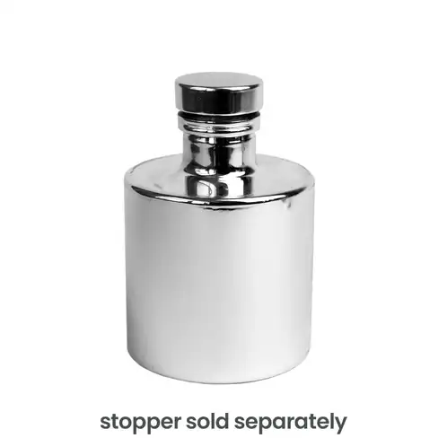 Silver Round Reed Diffuser Bottle With Separately Sold Top