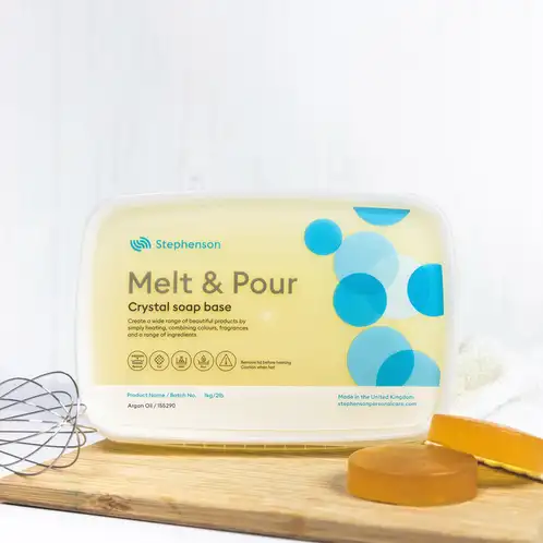 Stephenson Argan Oil Melt and Pour Soap Base in 2 lb. Tary