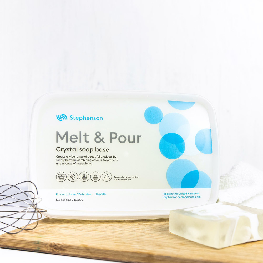 Stephenson Clear Suspension Melt and Pour Soap Base CandleScience