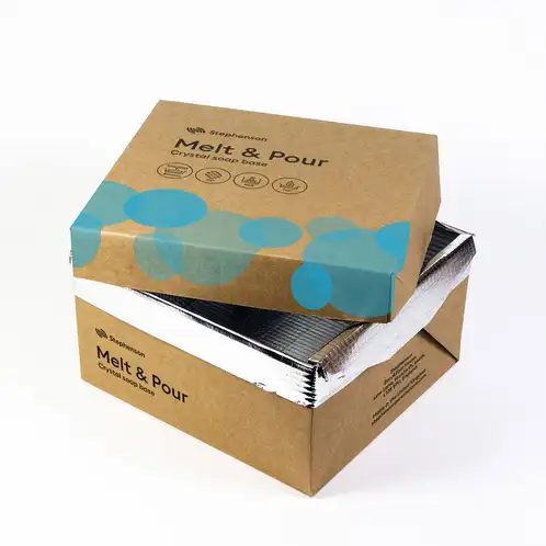 25 lb Case of Stephenson Triple Butter Melt and Pour Soap Base