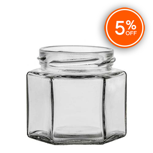 4 oz. Squat Hex Jar (Discontinued)