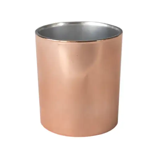 Popular candle container copper tumbler jar