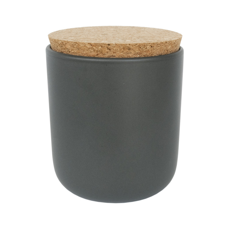 Tapered cork lid with Nordic Ceramic Tumbler