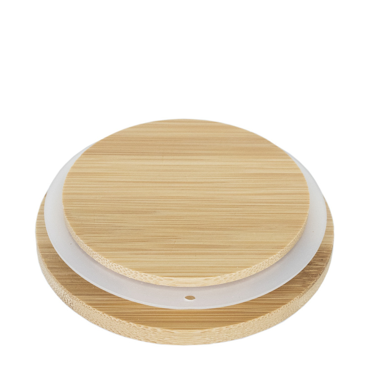 Bamboo lid with gasket