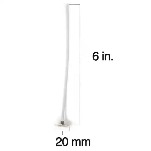 LX 12 Wick Size 6 inch by 20 mm