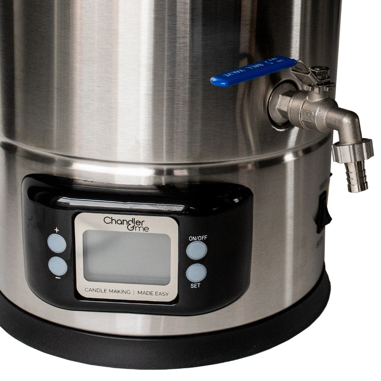 Stainless Steel Wax Melter 30 lb. digital display