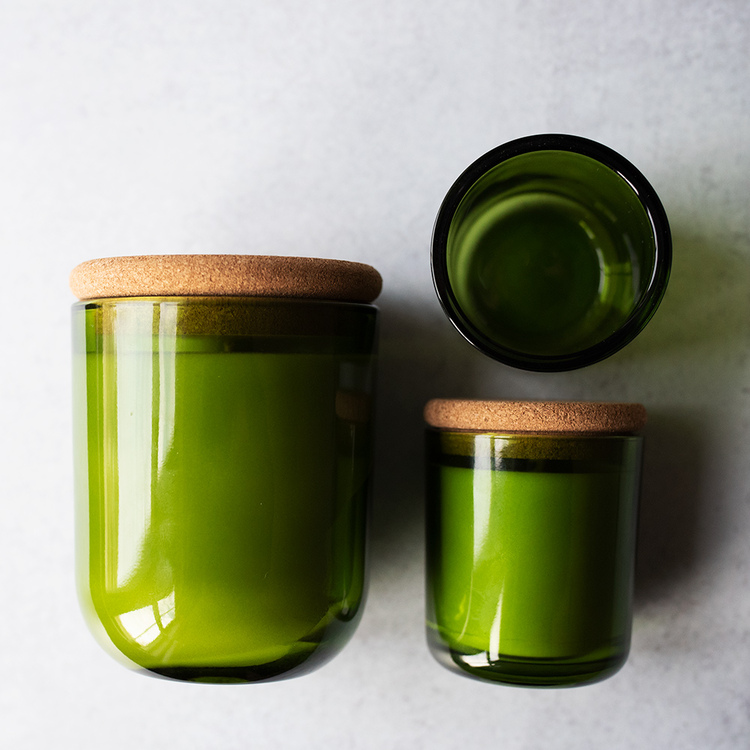 Green Sonoma Tumbler Jar and Mini Green Sonoma Tumbler Jar