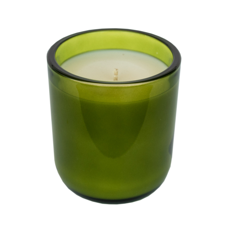 Mini Green Sonoma Tumbler Jar with candle