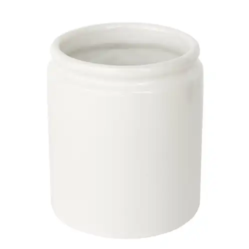 Farmhouse Ceramic Jar (White)