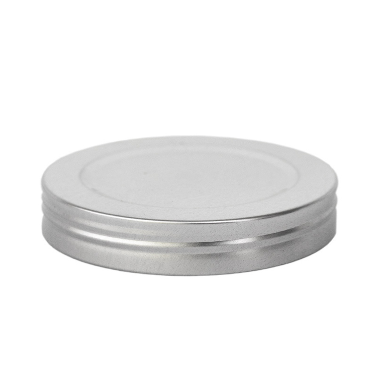 Faux threaded lid silver.