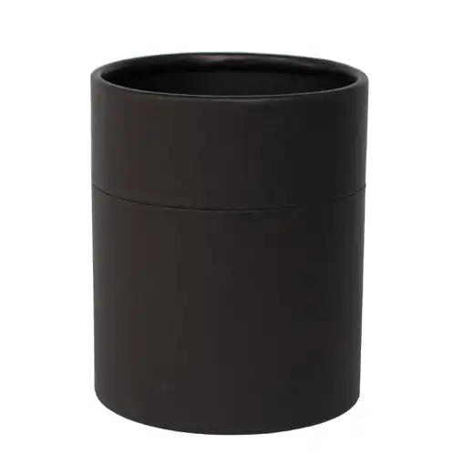 Black Paper Candle Tube