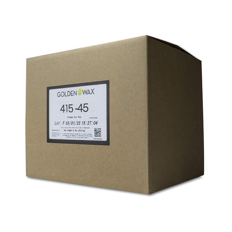 A case of 415 Soy Wax Flakes