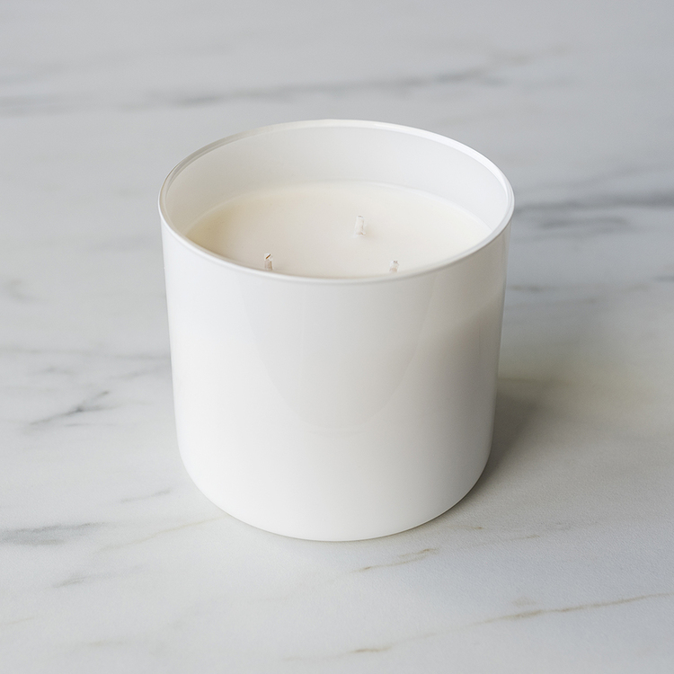 White 3-Wick Tumbler Jar Candle