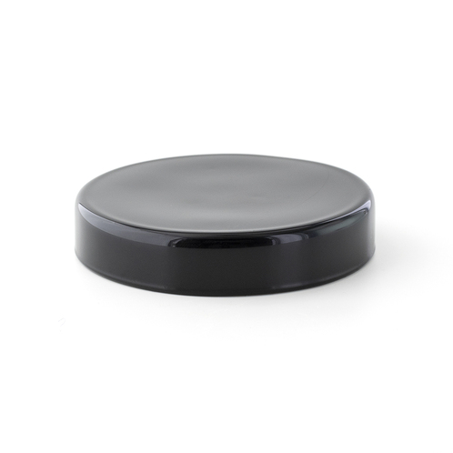 Black Glass Tumbler Lid Top View