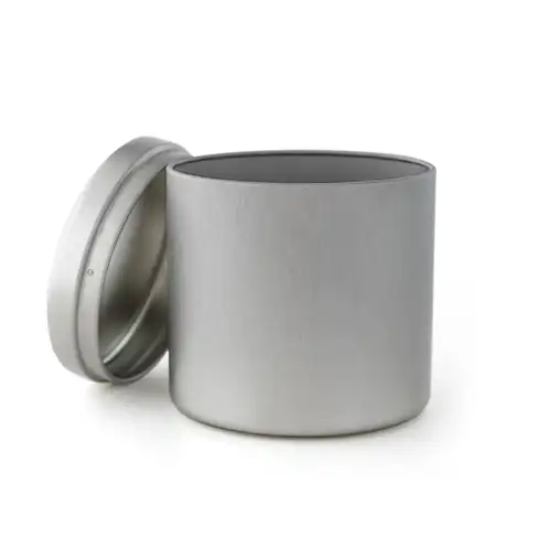 Large Silver Infinity Tin Empty