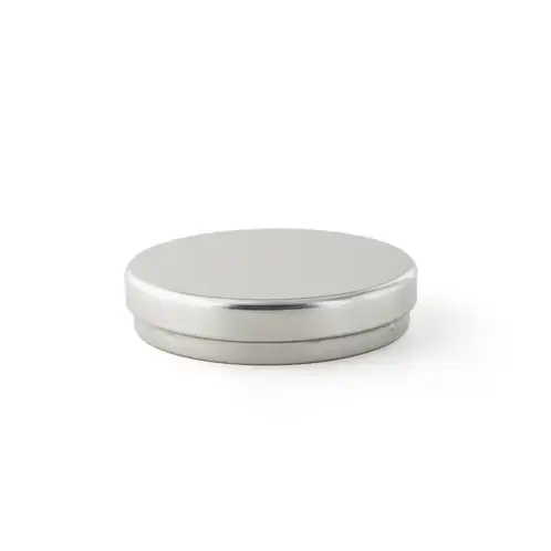 Large Silver Infinity Tin Lid