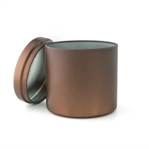 Large Bronze Infinity Tin Empty