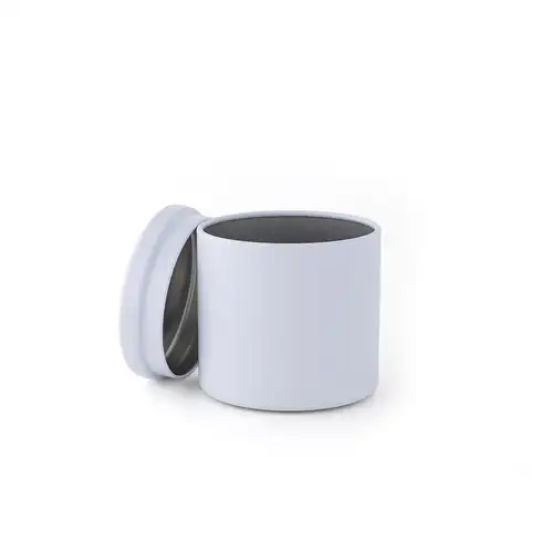 Mini White Infinity Tin Empty