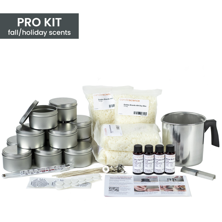 Fall and Holiday Scents Pro Candle Making Kit