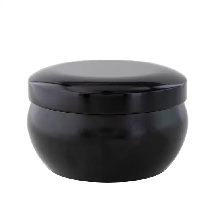 CandleScience Black Candle Tins 4 oz. | Seamless Black Candle Tins 120 PC Case
