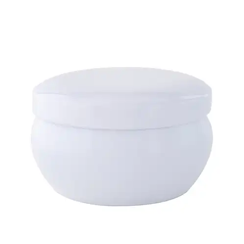 White Bubble Tin with Lid