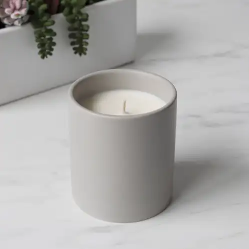 Stone Modern Ceramic Tumbler Candle