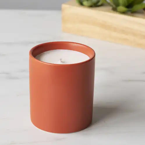 Burnt Sienna Modern Tumbler Candle